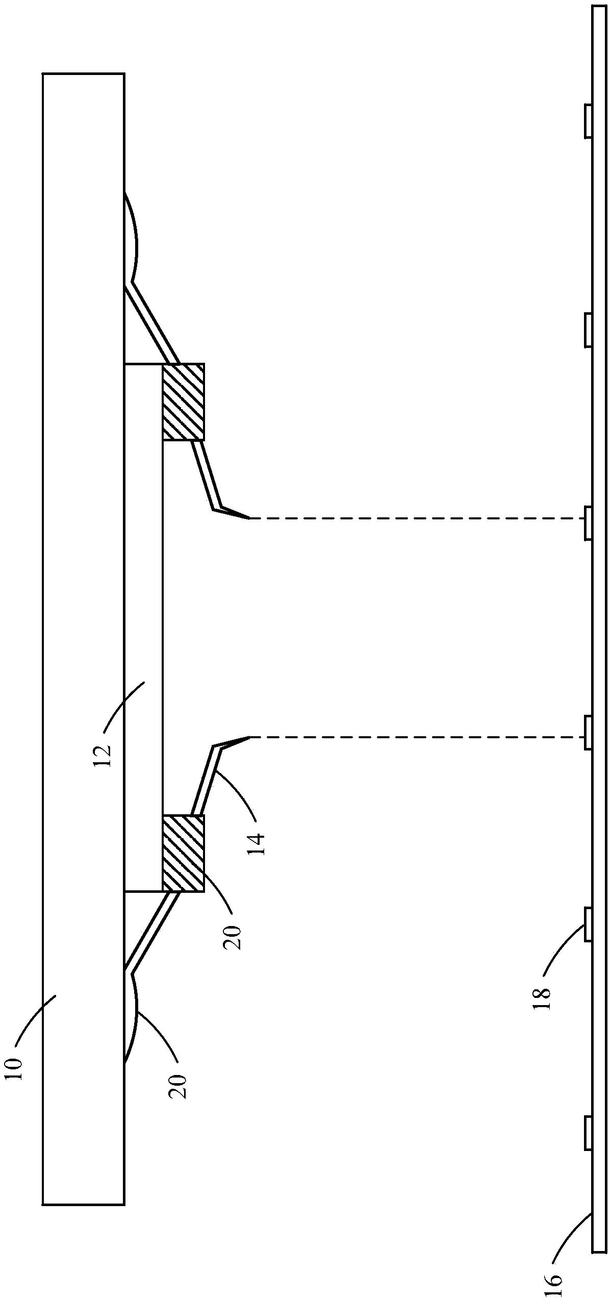 Testing probe card for integrated circuit