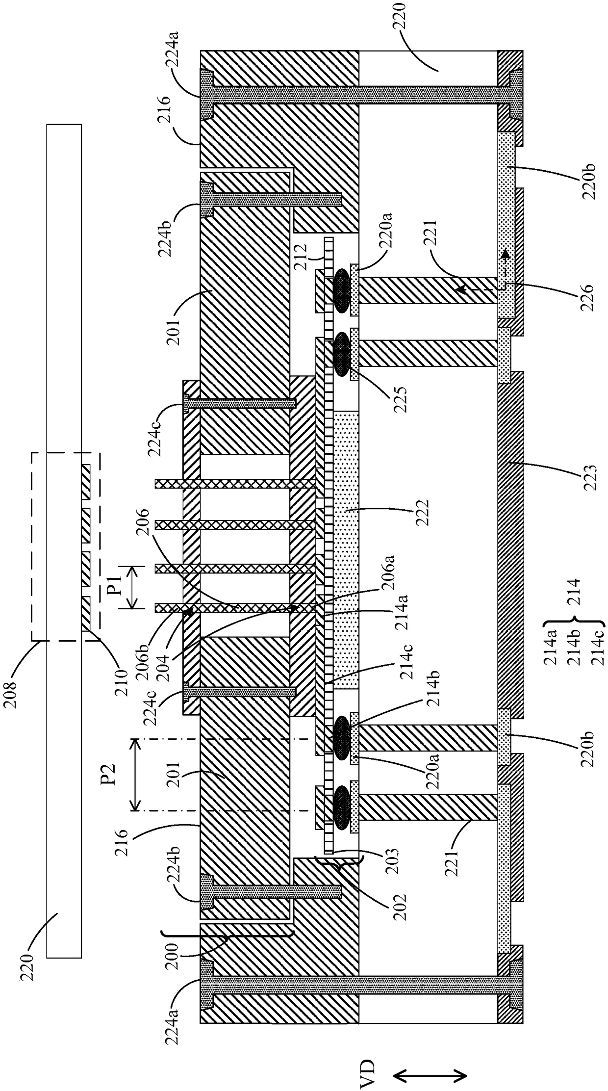 Testing probe card for integrated circuit