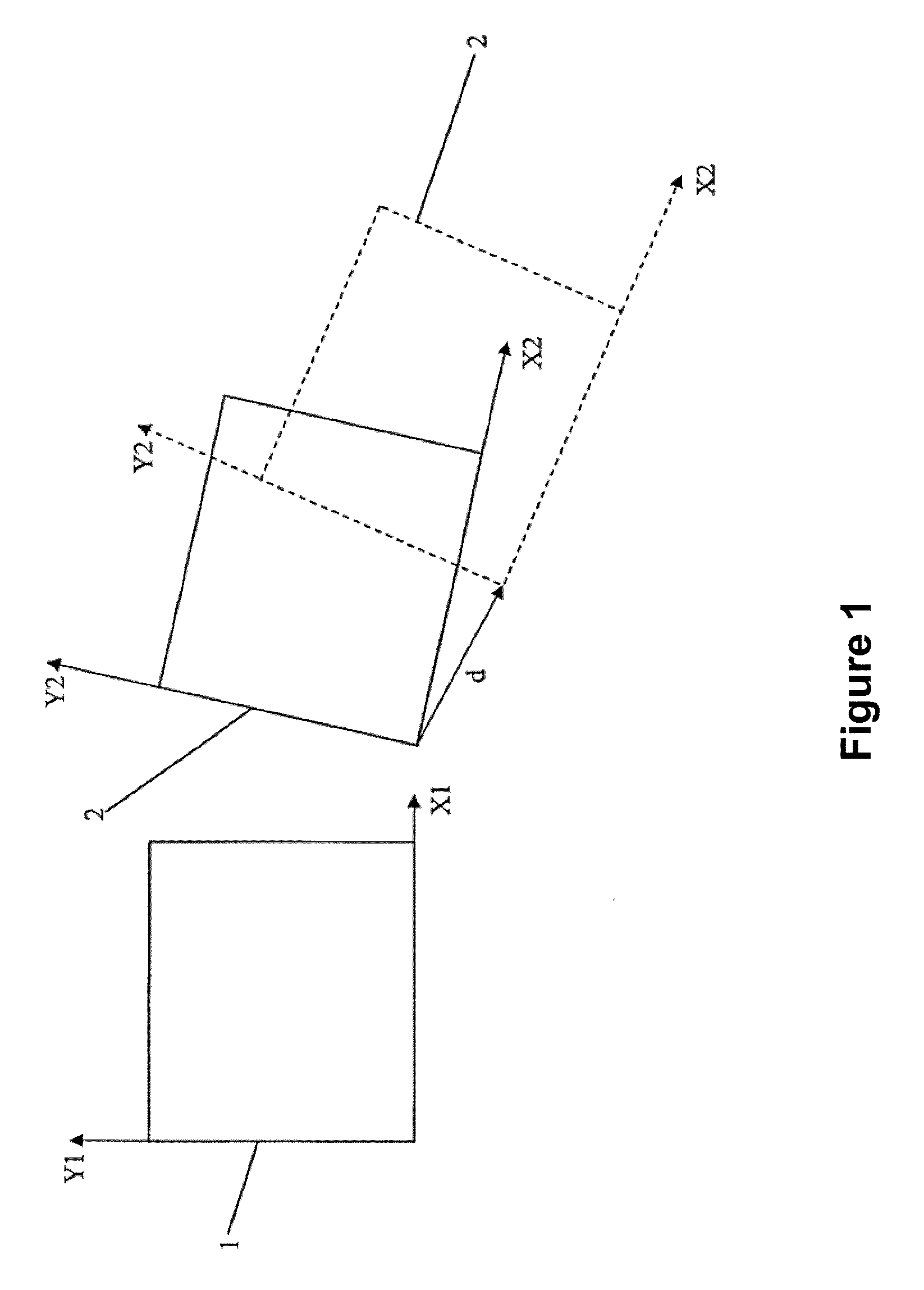 Method for verifying the relative position of bone structures