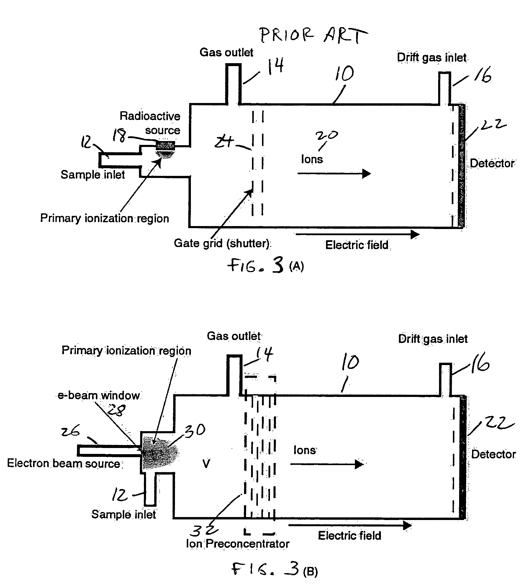 Plasma ion mobility spectrometer