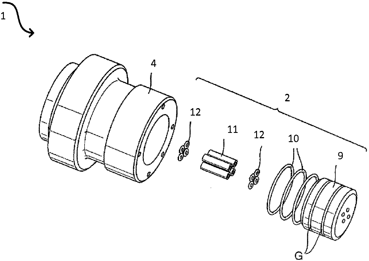 Modular sealing apparatus with failure detection unit