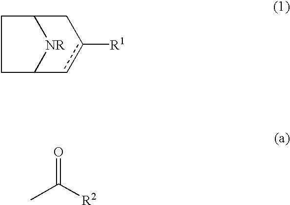 8-azabicyclo(3,2,1)oct-2-ene and octane derivatives as cholinergic ligands at nicotinic ACh receptors