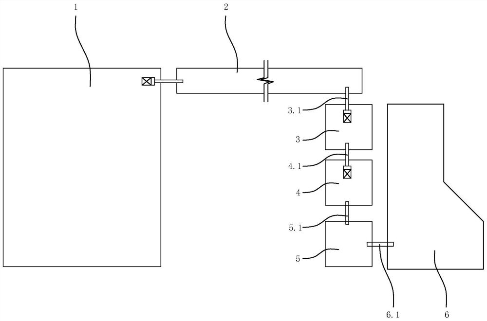 A tail water treatment device for intensive cultivation of Litopenaeus vannamei in greenhouses