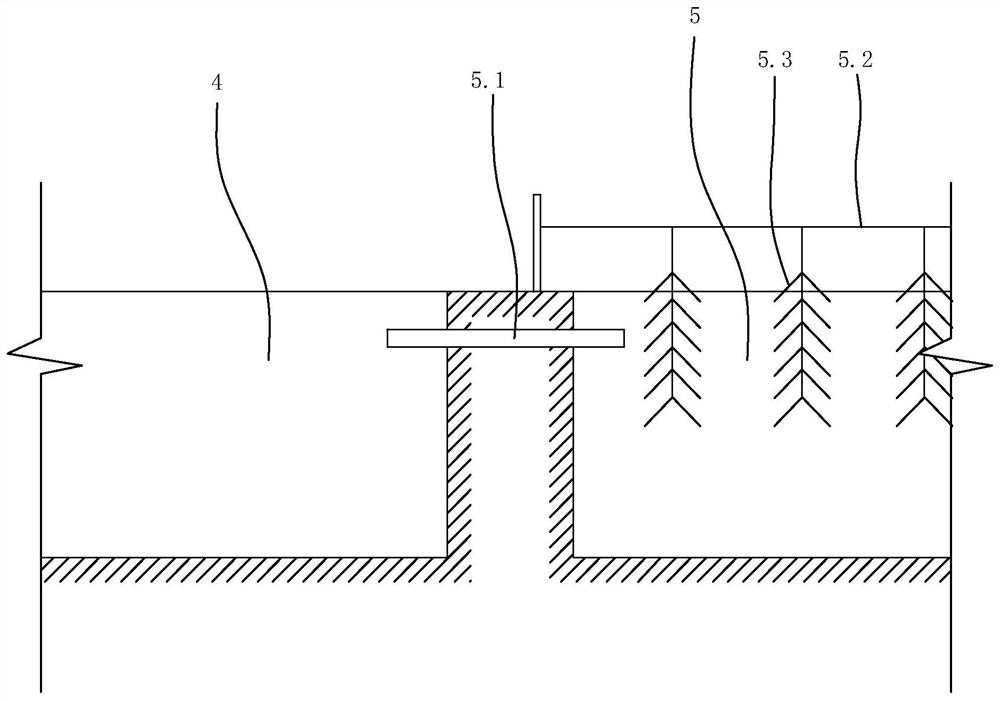 A tail water treatment device for intensive cultivation of Litopenaeus vannamei in greenhouses