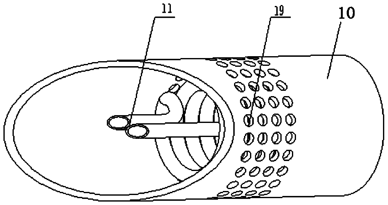 High-temperature magnetic suspension bearing cooling system for gas turbine