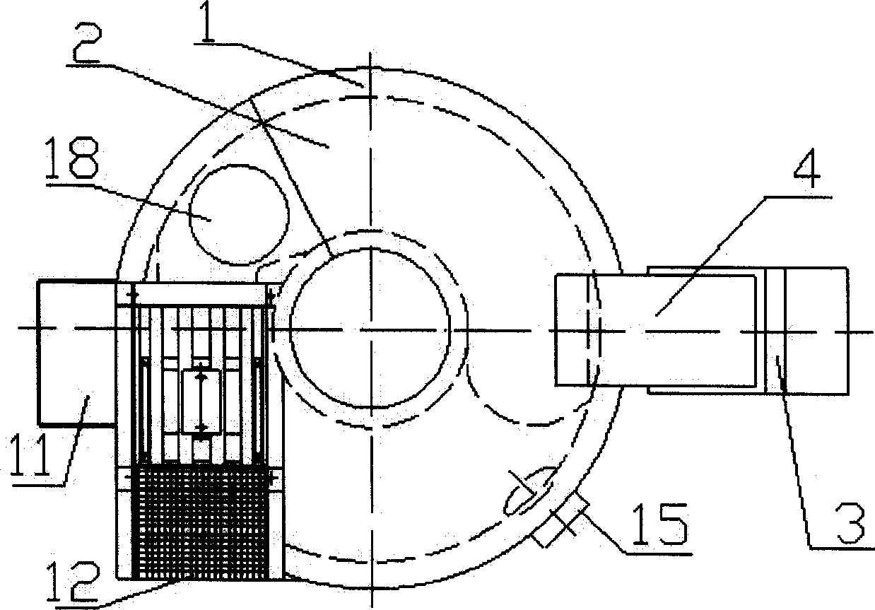 Vibration finishing machine with drying function