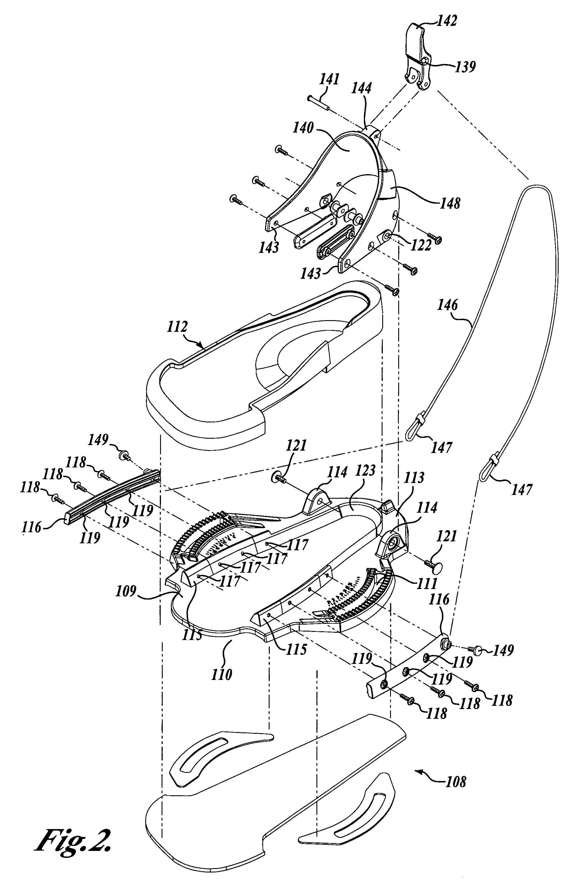 Binding for water sports boards