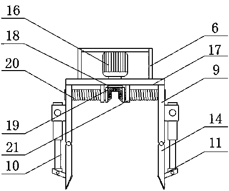 Clamping device for industrial robot