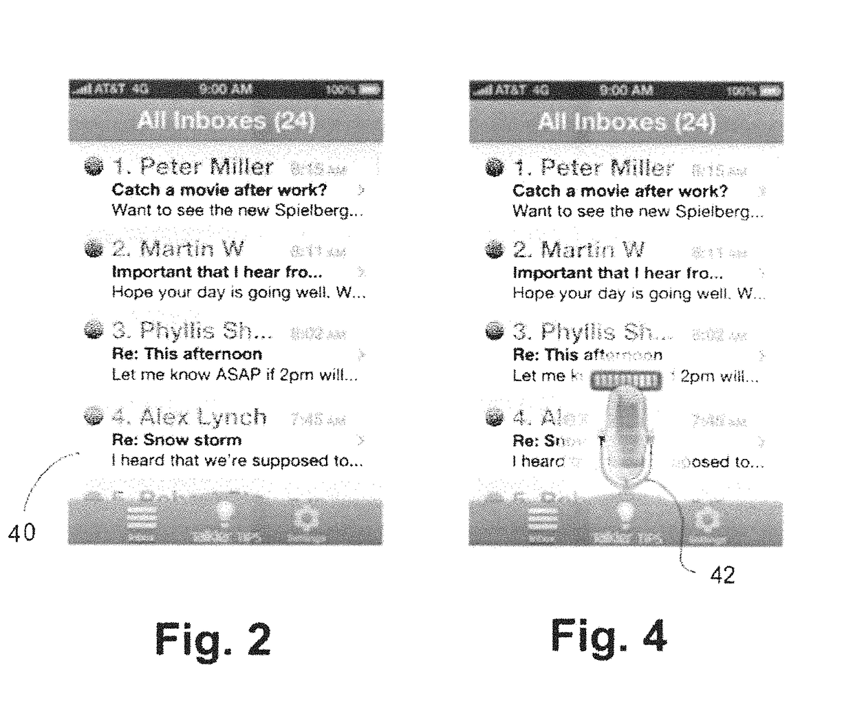 System and method for dynamically interacting with a mobile communication device by series of similar sequential barge in signals to interrupt audio playback