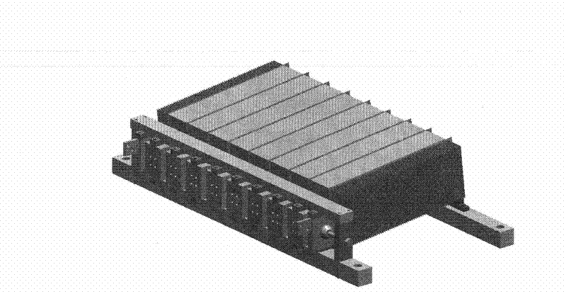 High pressure and high power series thyristor self-cold and hot pipe radiator unit and method therefor