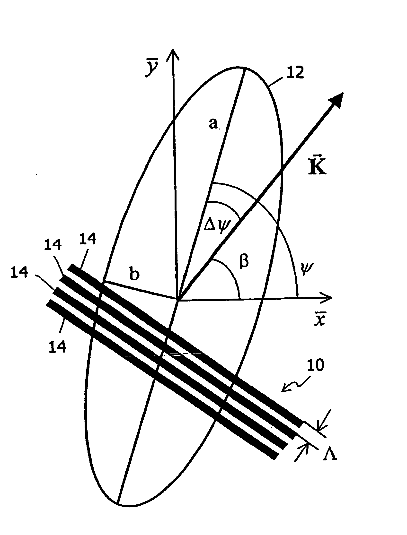 Space-variant subwavelength polarization grating and applications thereof