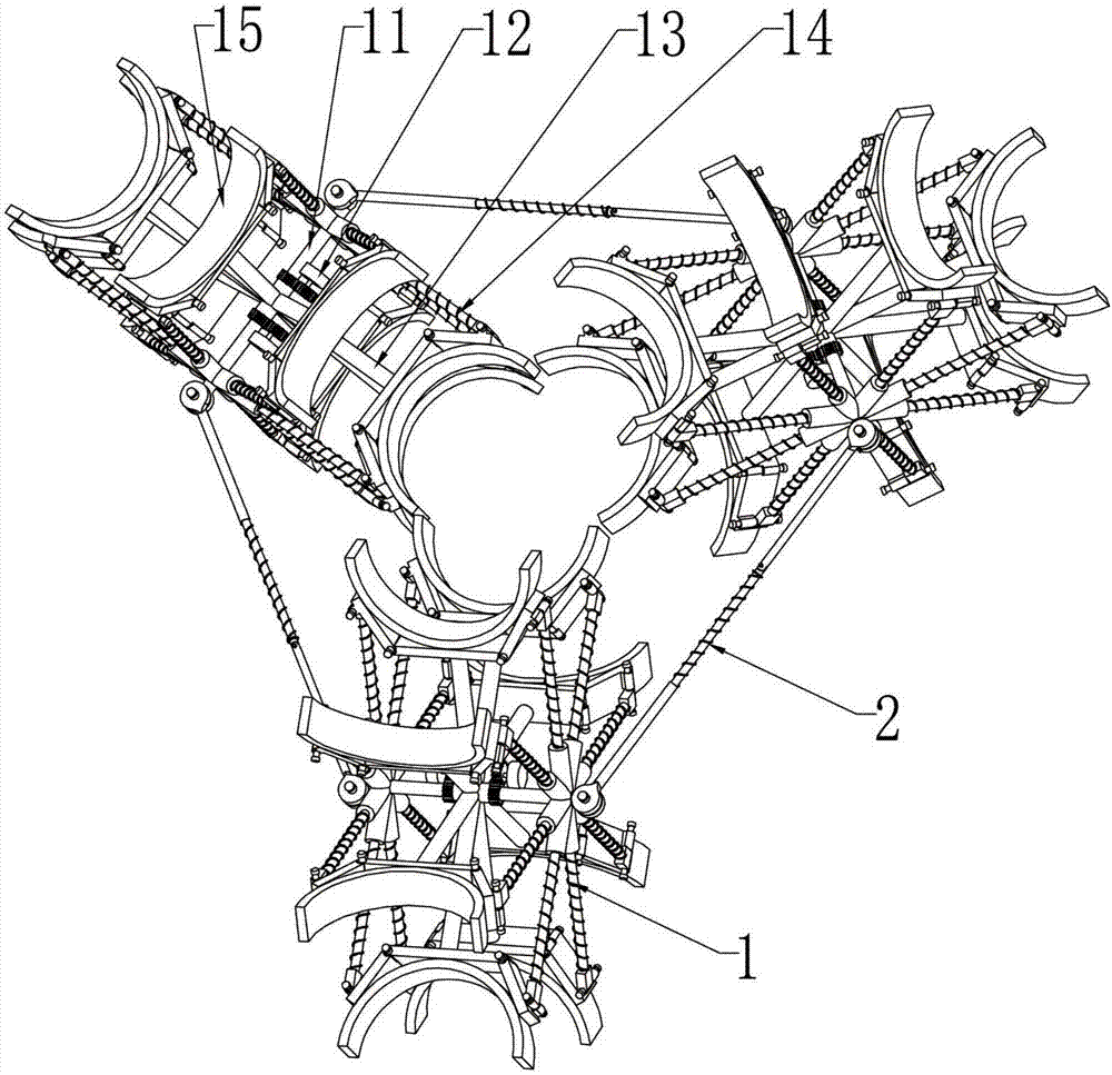 Low-energy consumption climbing and picking robot for forestry