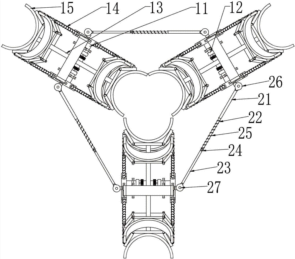 Low-energy consumption climbing and picking robot for forestry