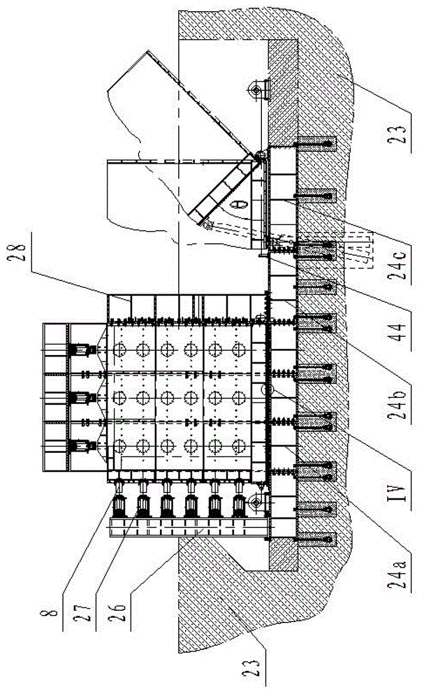 Three-direction loading large-scale three-dimensional analog simulation test counterforce system