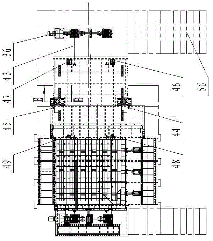 Three-direction loading large-scale three-dimensional analog simulation test counterforce system