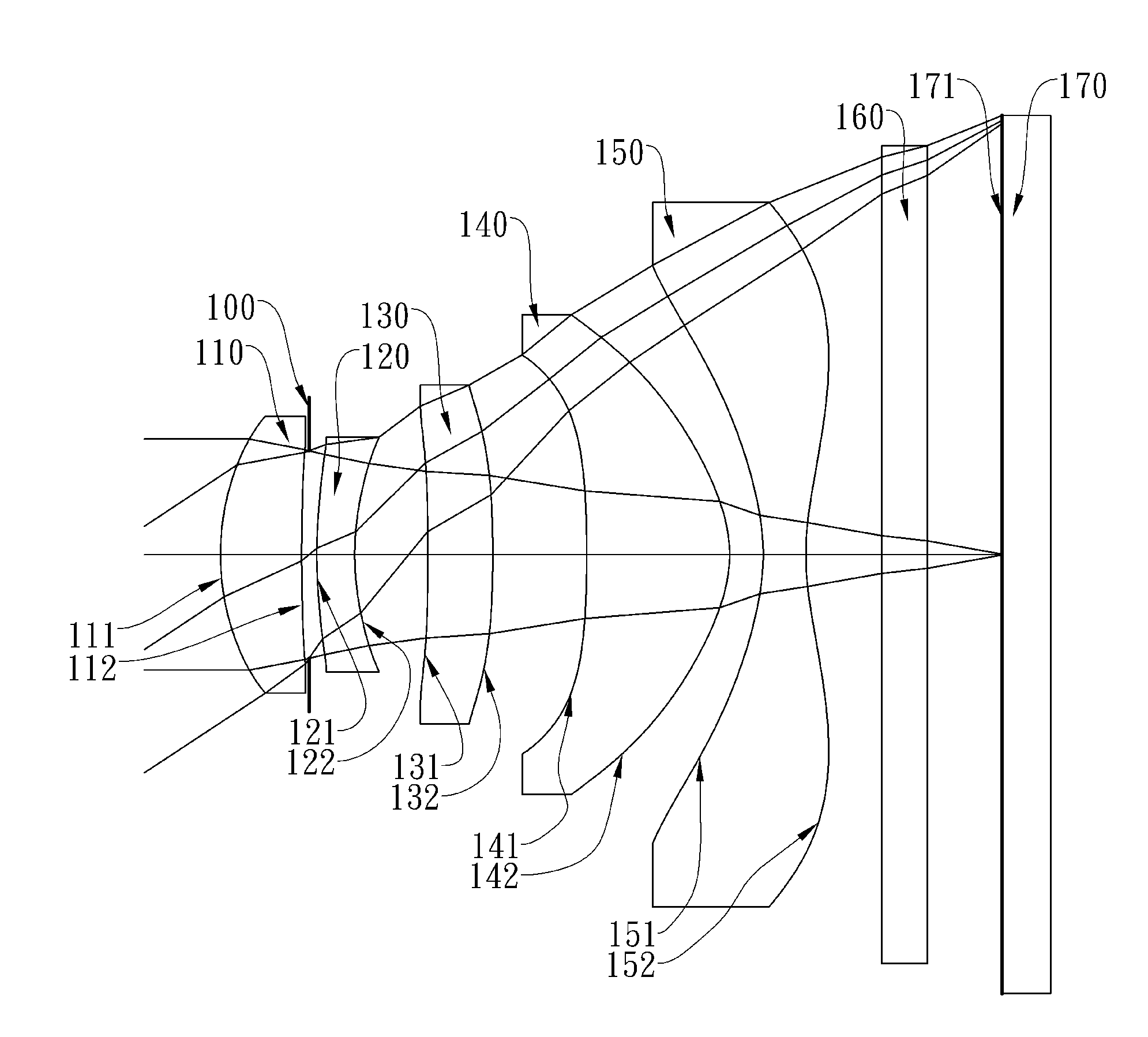 Image capturing optical system