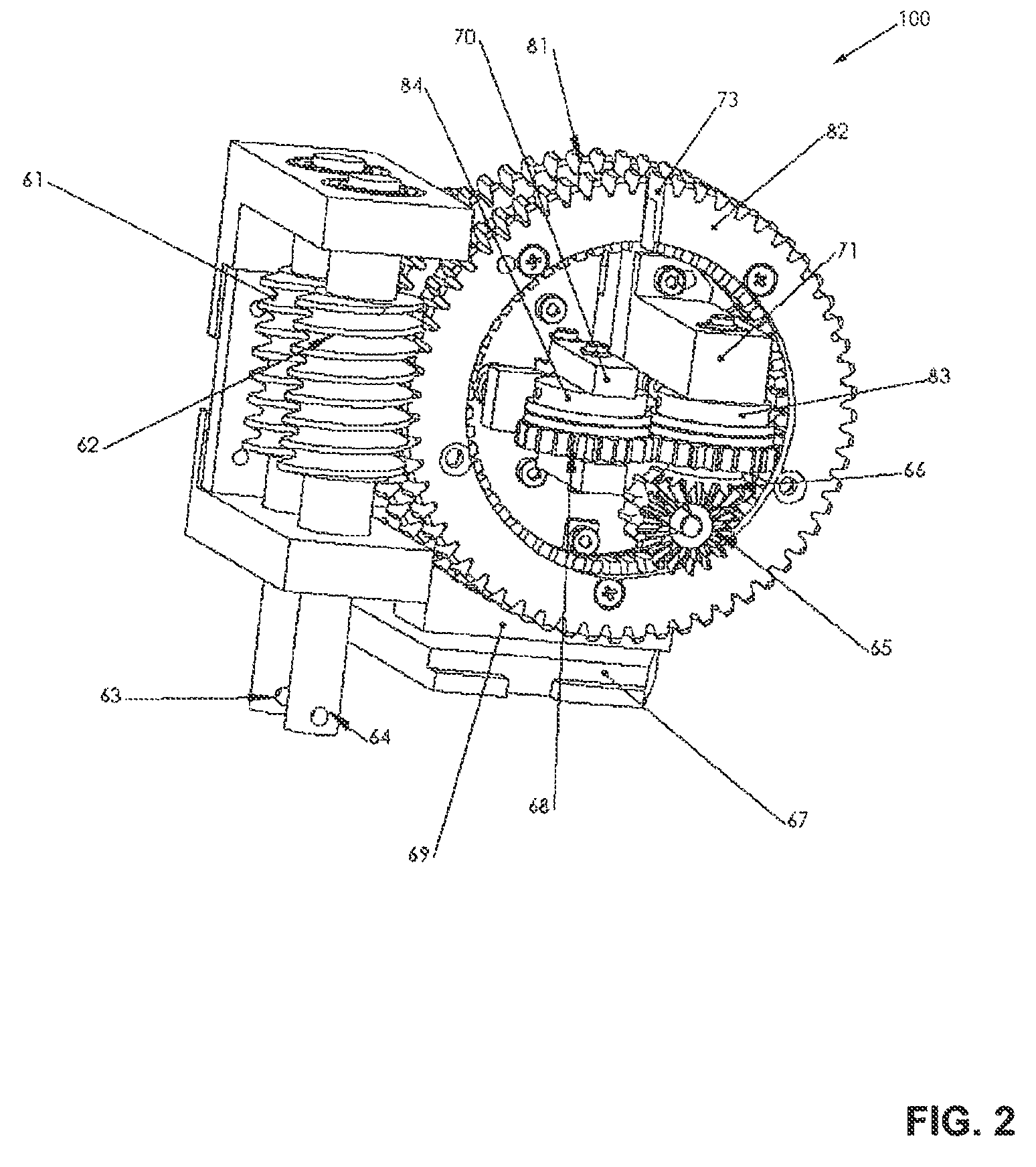 Transmission for a remote catheterization system