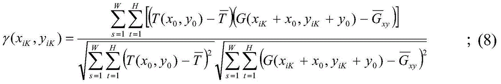 Template matching tracking method based on particle swarm optimization