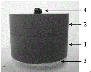 Method for preparing monodomain (gd/y)-ba-cu-o superconducting bulk materials by liquid phase infiltration