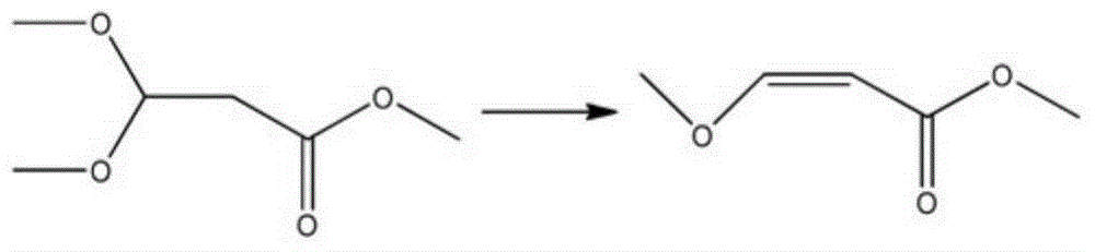 Preparation method of methyl 3-methoxyacrylate