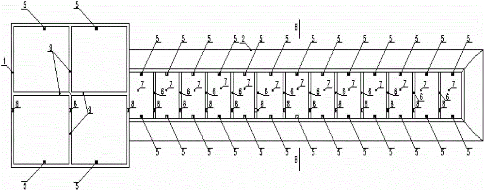 Peripheral eye charge device for smooth blasting