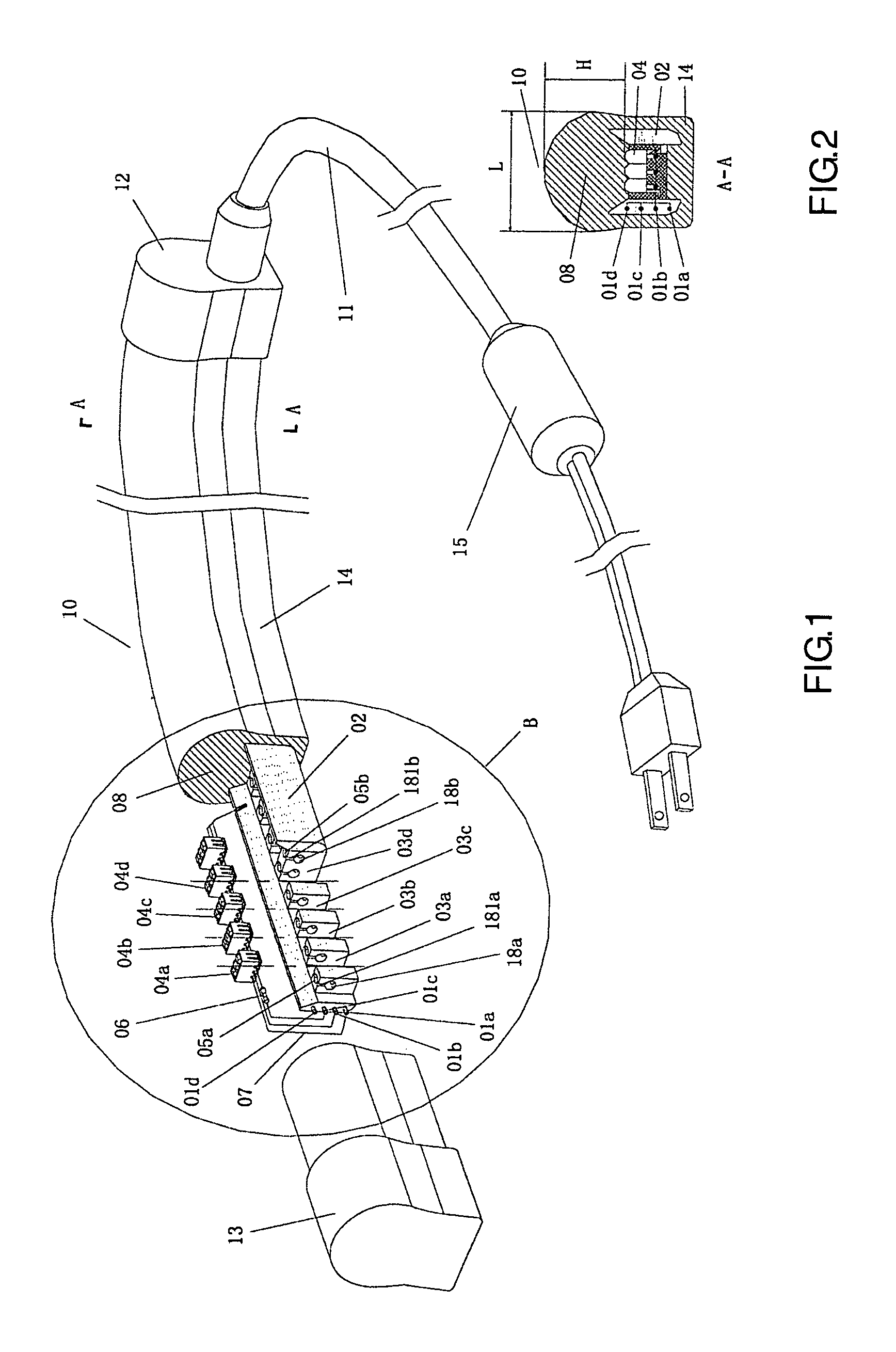 Structure of a color changeable soft-tube light