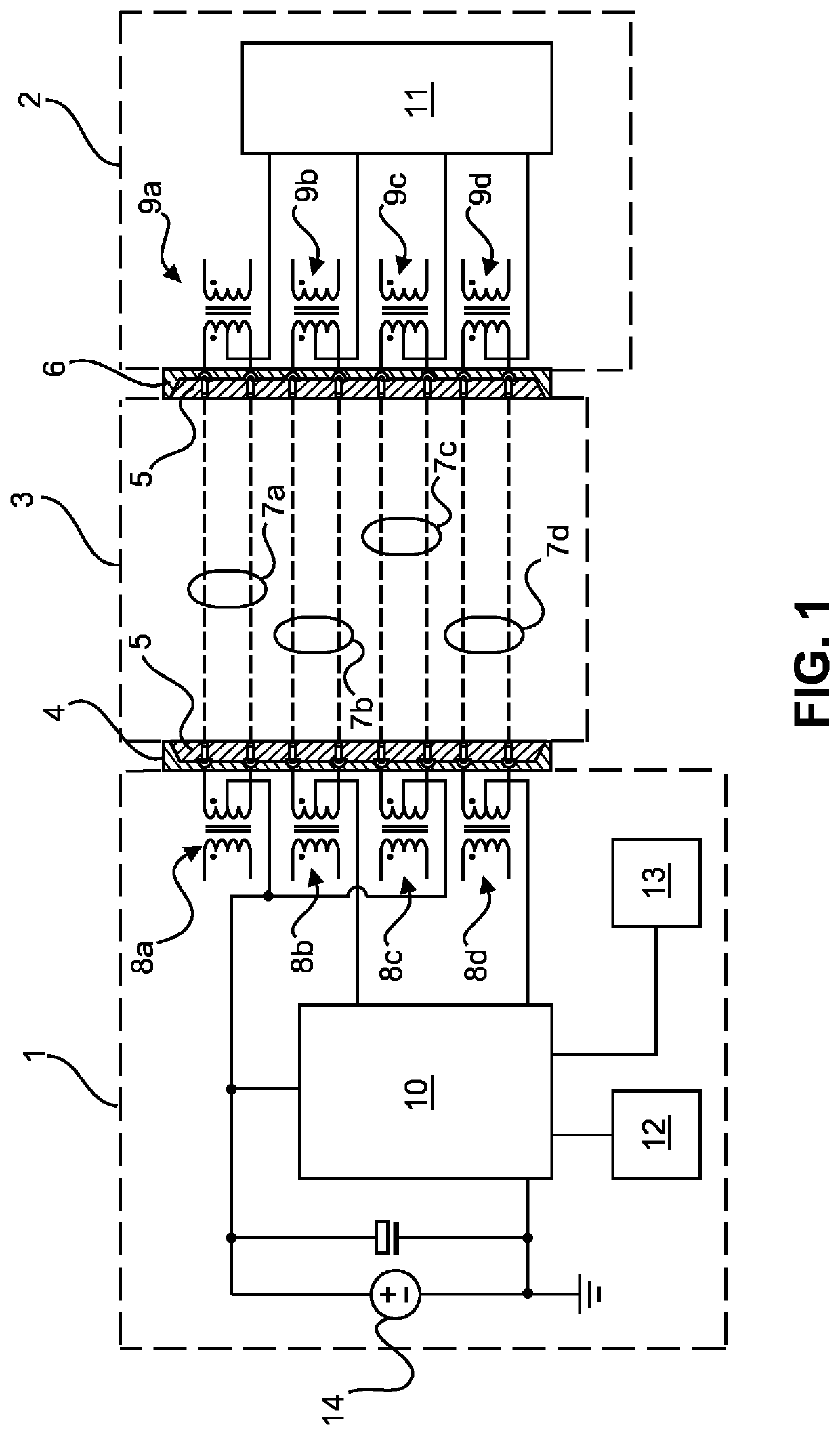 Rapid resumption of a power supply via a data link after power outage