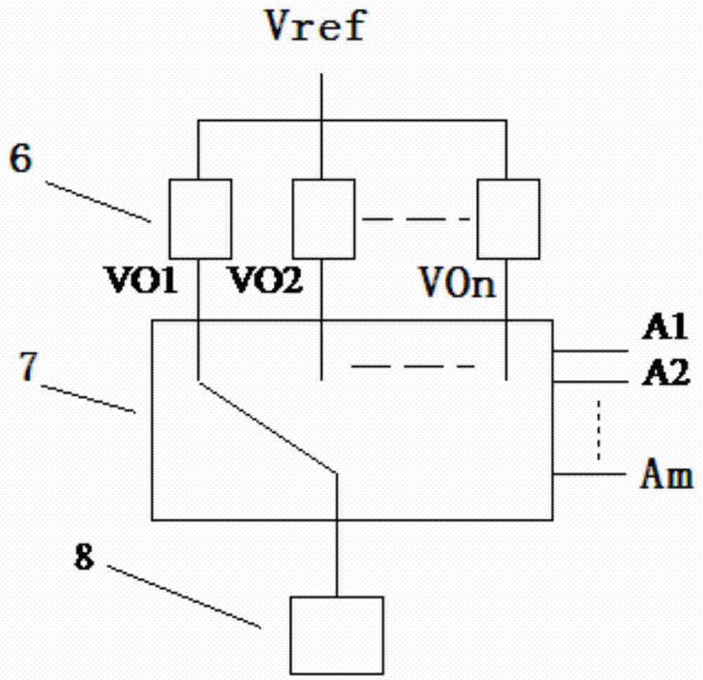 Time-sharing power supply and data acquisition system for photoconductive infrared detector array