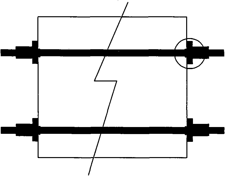 Gob-side entry retaining reinforcing filling body structure construction method