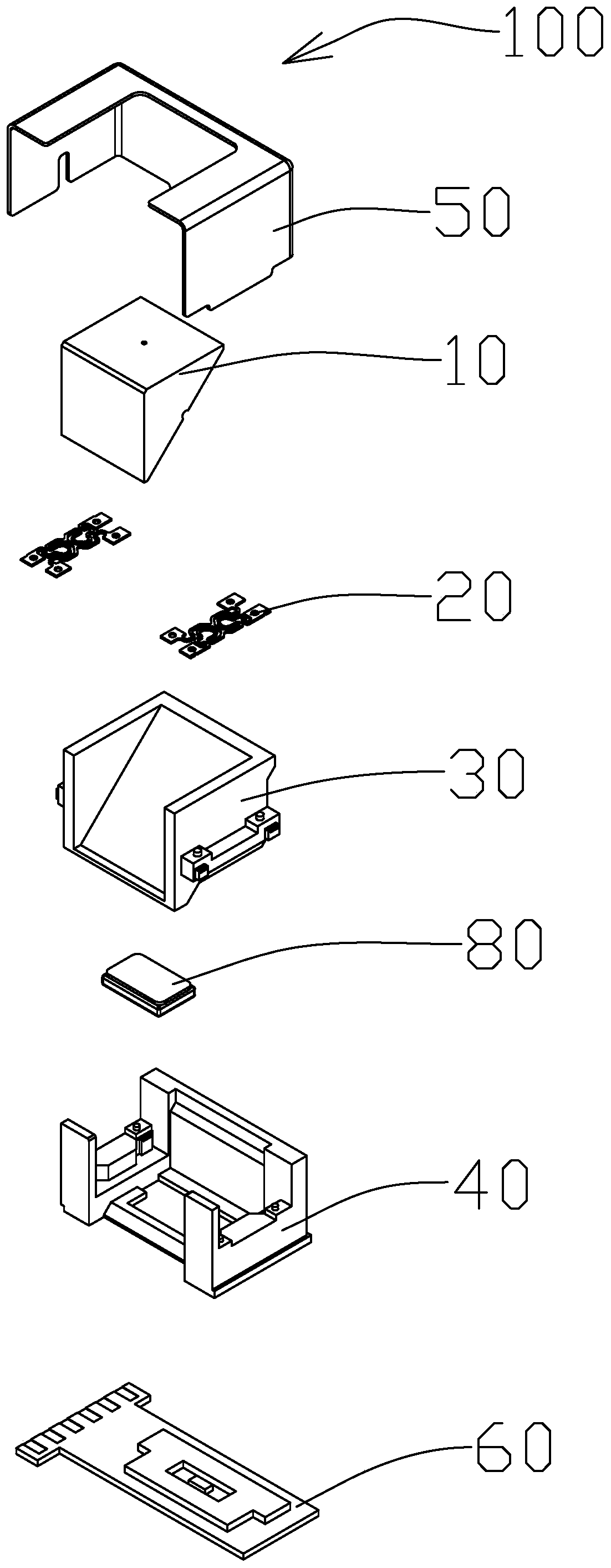 Base of prism driving device