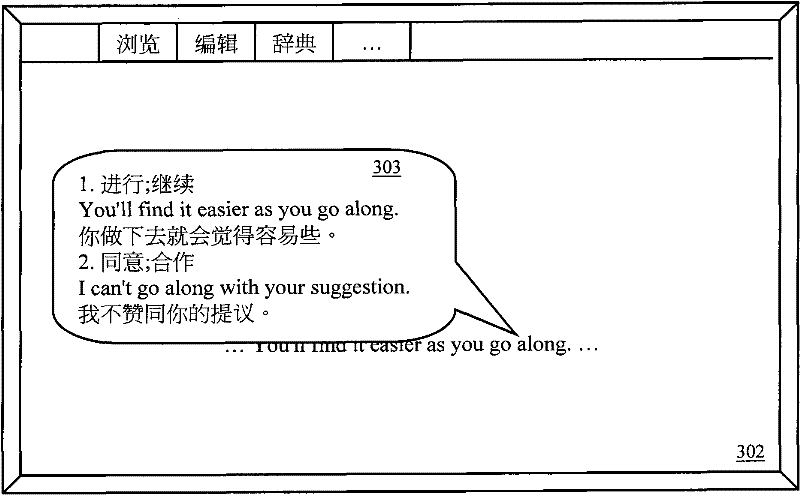 Portable device for searching corresponding paraphrase according to data selected by key and method thereof