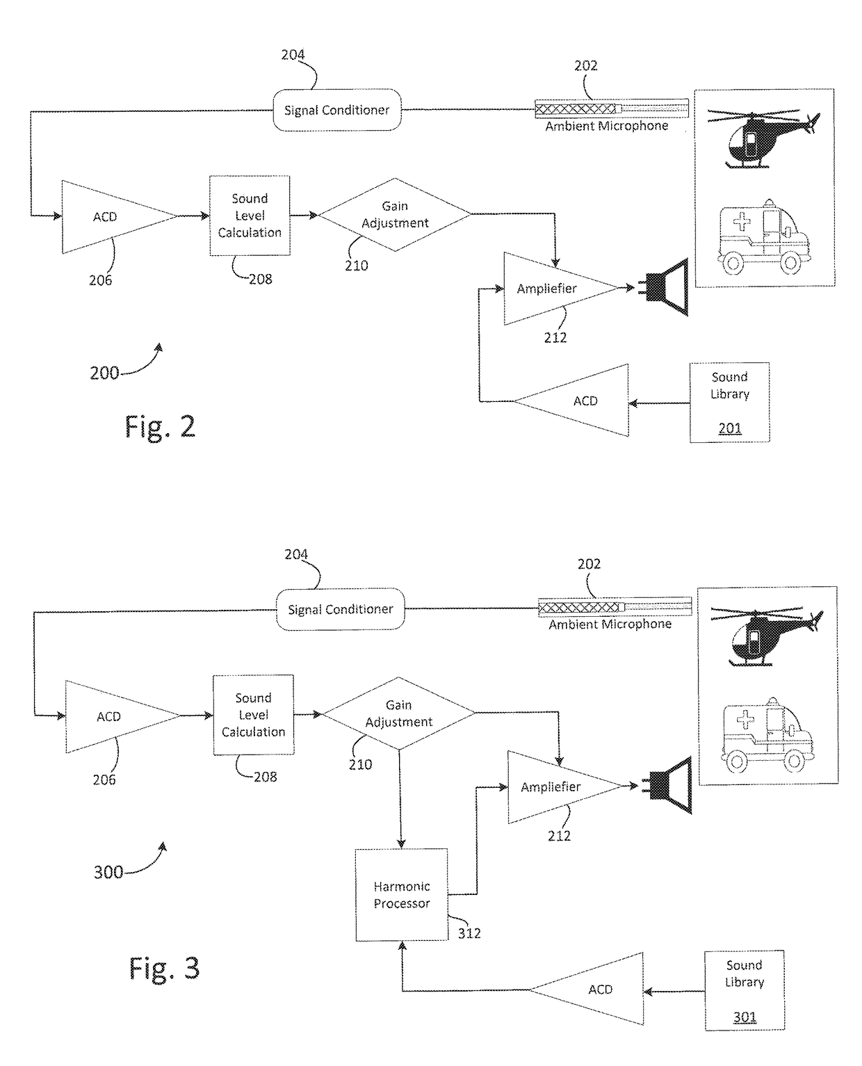 Variable sound system for medical devices