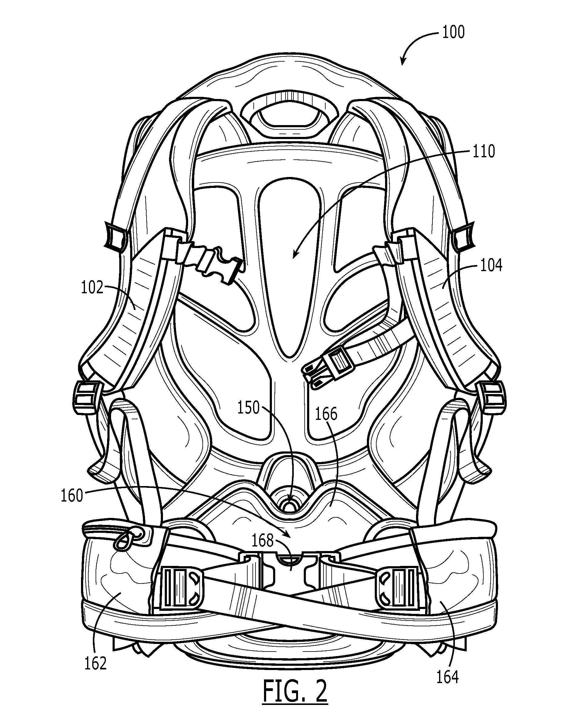 Carrying device waist belt system