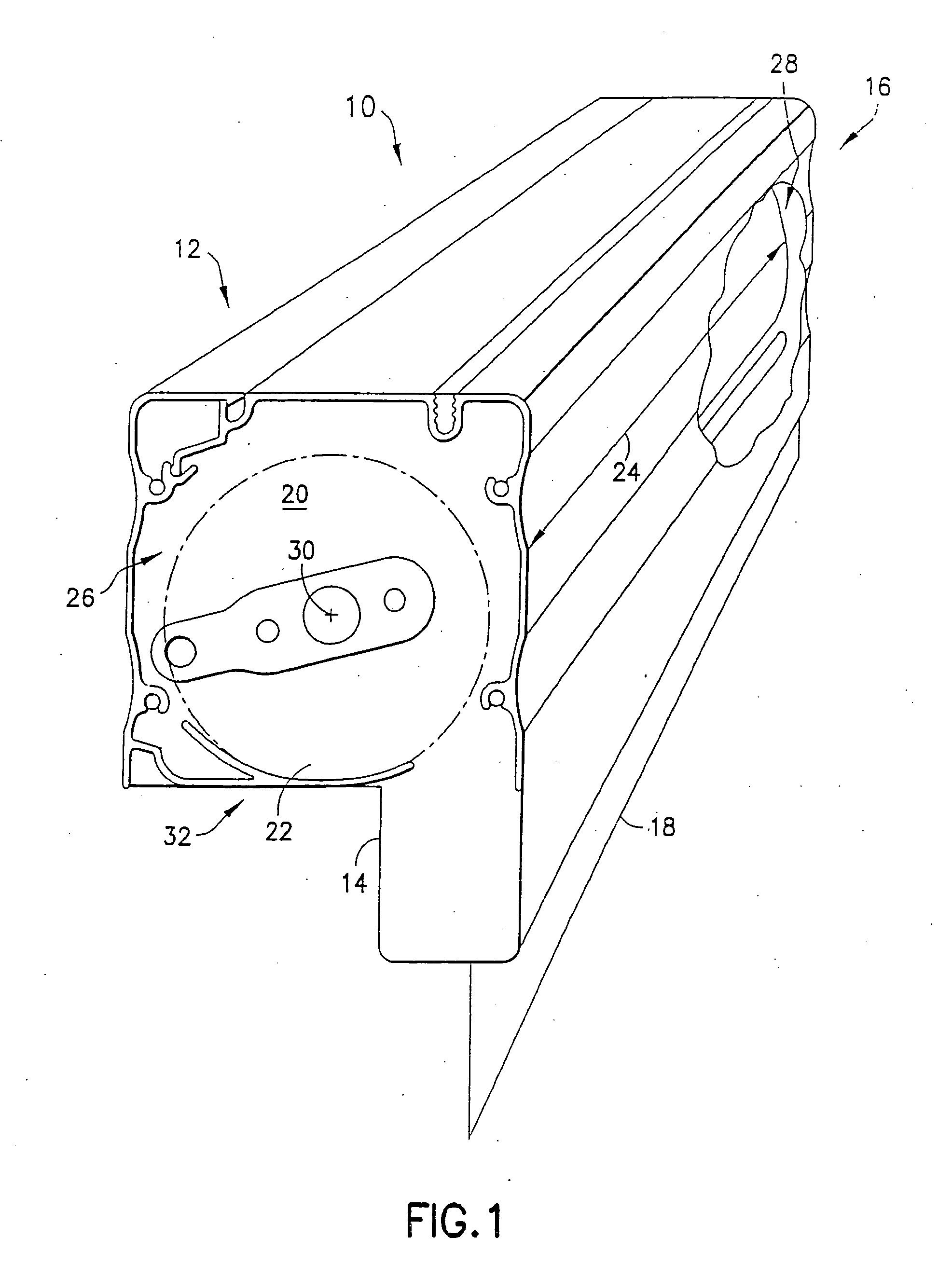 Spring biased slide arrangement for anti-bow roller tube