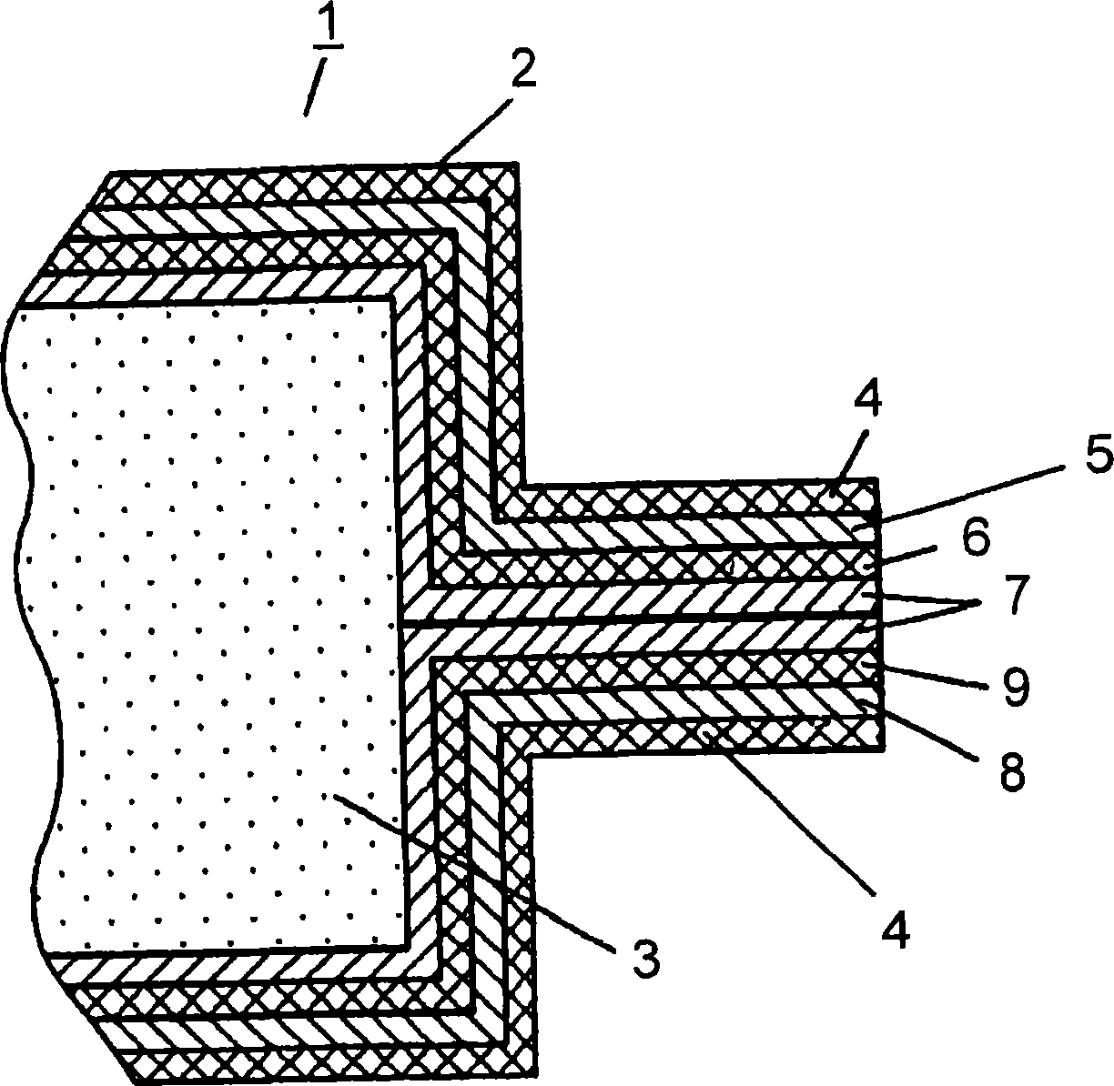 Vacuum thermal insulation material, thermal insulation apparatus using the material, and refrigerator-freezer