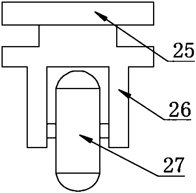 Reciprocating type external facade uniform paint spraying device