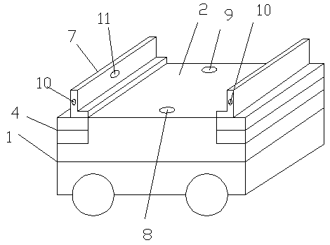 A kind of multi-directional lifting type mold changing trolley and its mold changing method