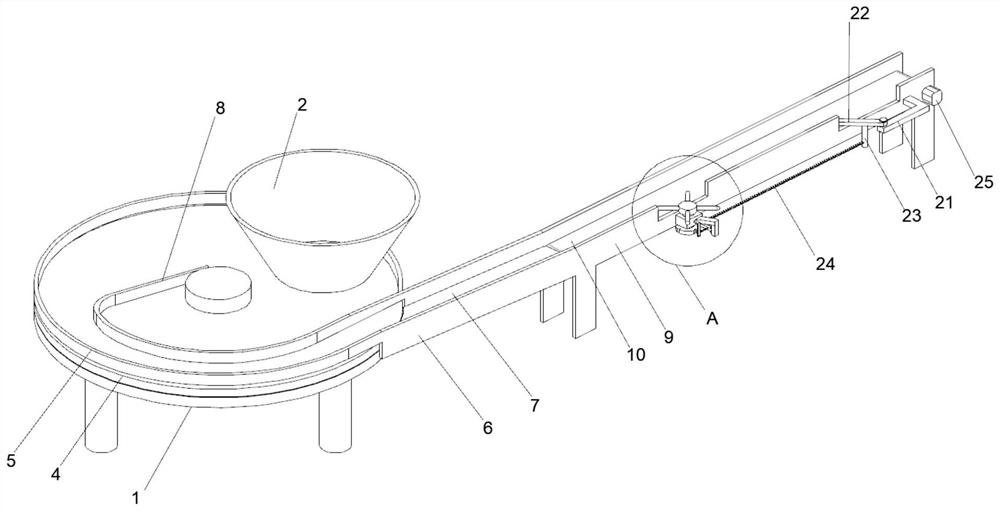 Feeding device for bearing outer ring machining