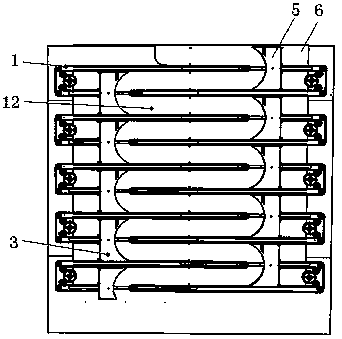 First-in first-out rod-shaped object storage device with variable volume