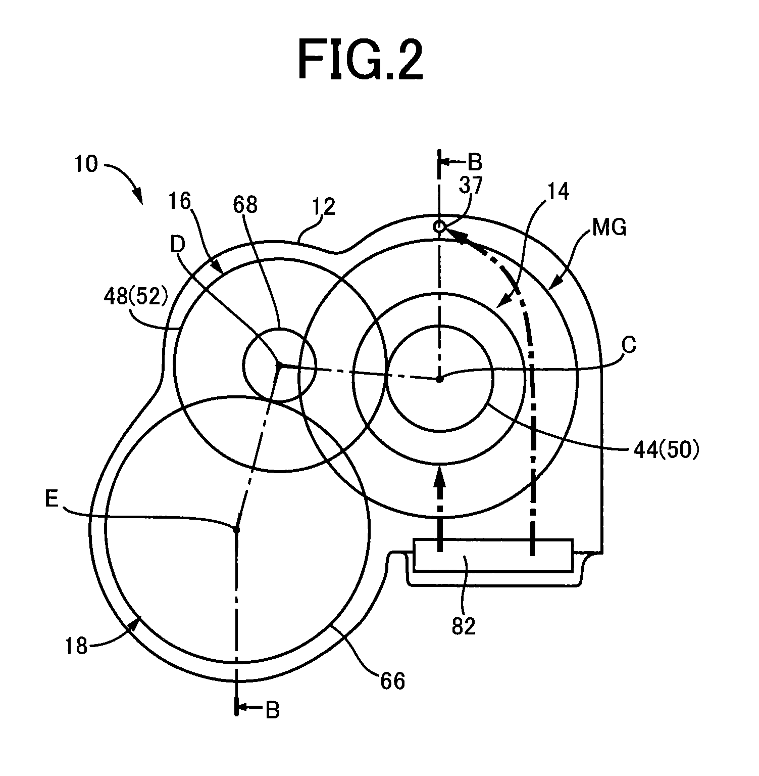 Vehicular electric drive apparatus