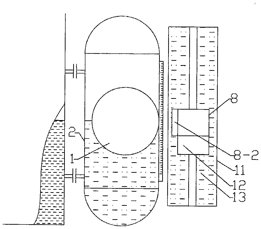 Float gauge with vernier or buoy display