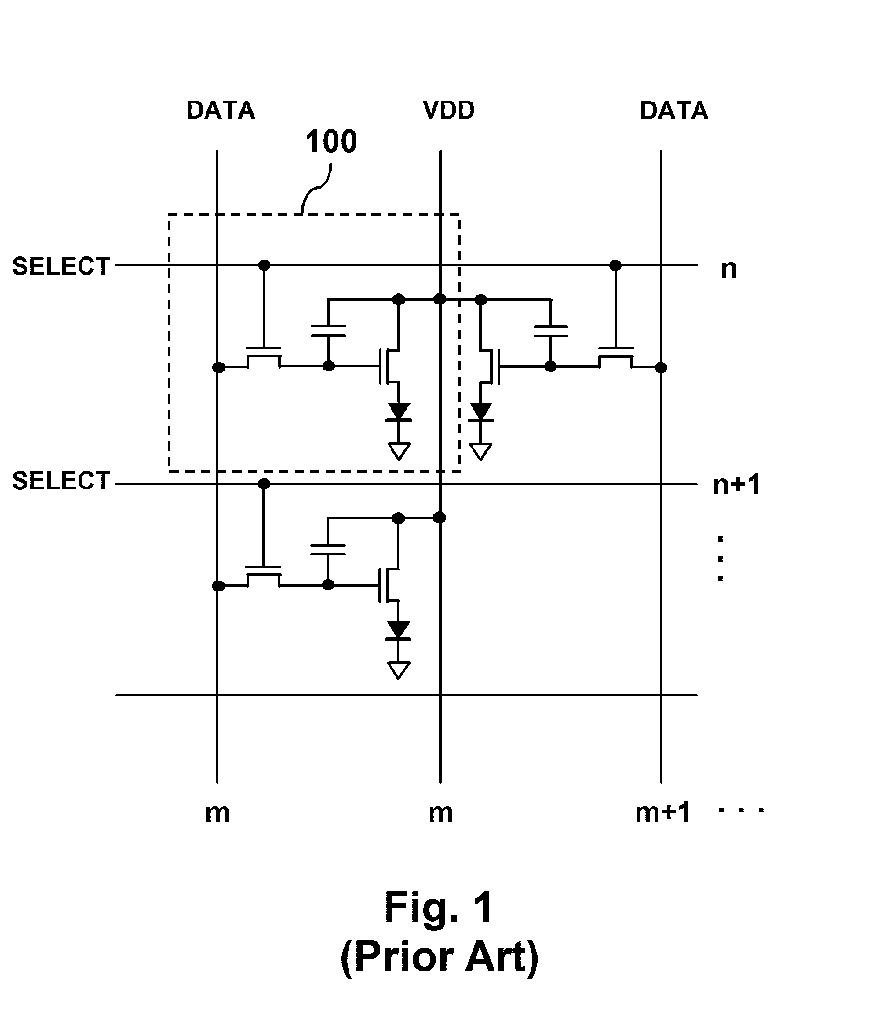 Light emitting device display circuit and drive method thereof