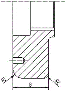 Double-rotation wheel hot spinning necking method for large-diameter seamless gas cylinder