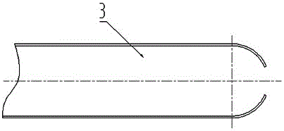 Double-rotation wheel hot spinning necking method for large-diameter seamless gas cylinder