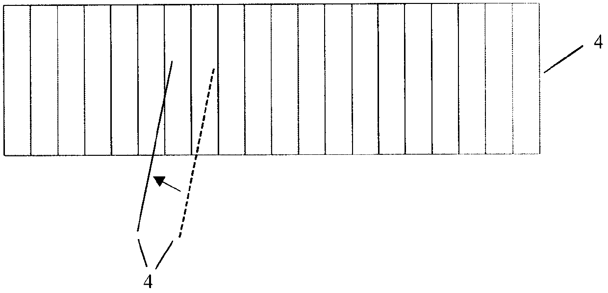 Method for weaving 2.5D angle-interlock preformed part with section gradually decreasing