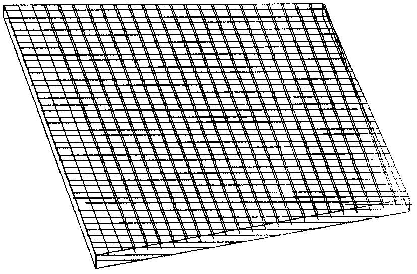 Method for weaving 2.5D angle-interlock preformed part with section gradually decreasing