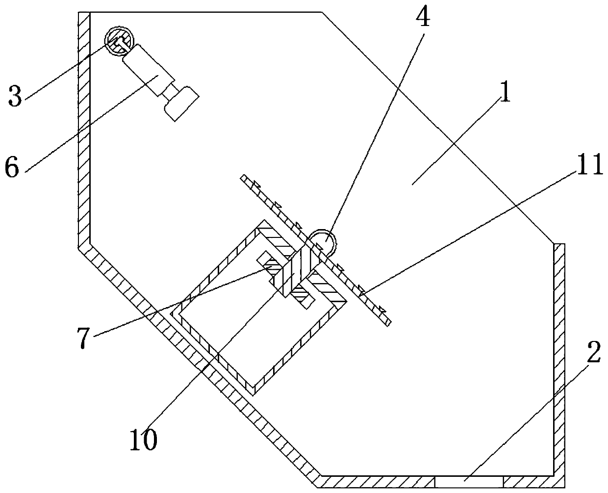 Full-automatic double-sided polishing device for glass