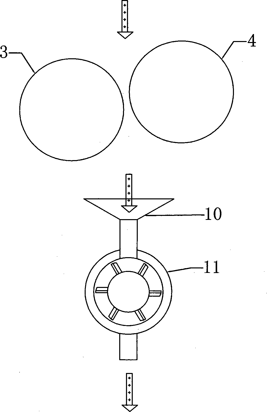 Corn breaking and embryo fetching machine