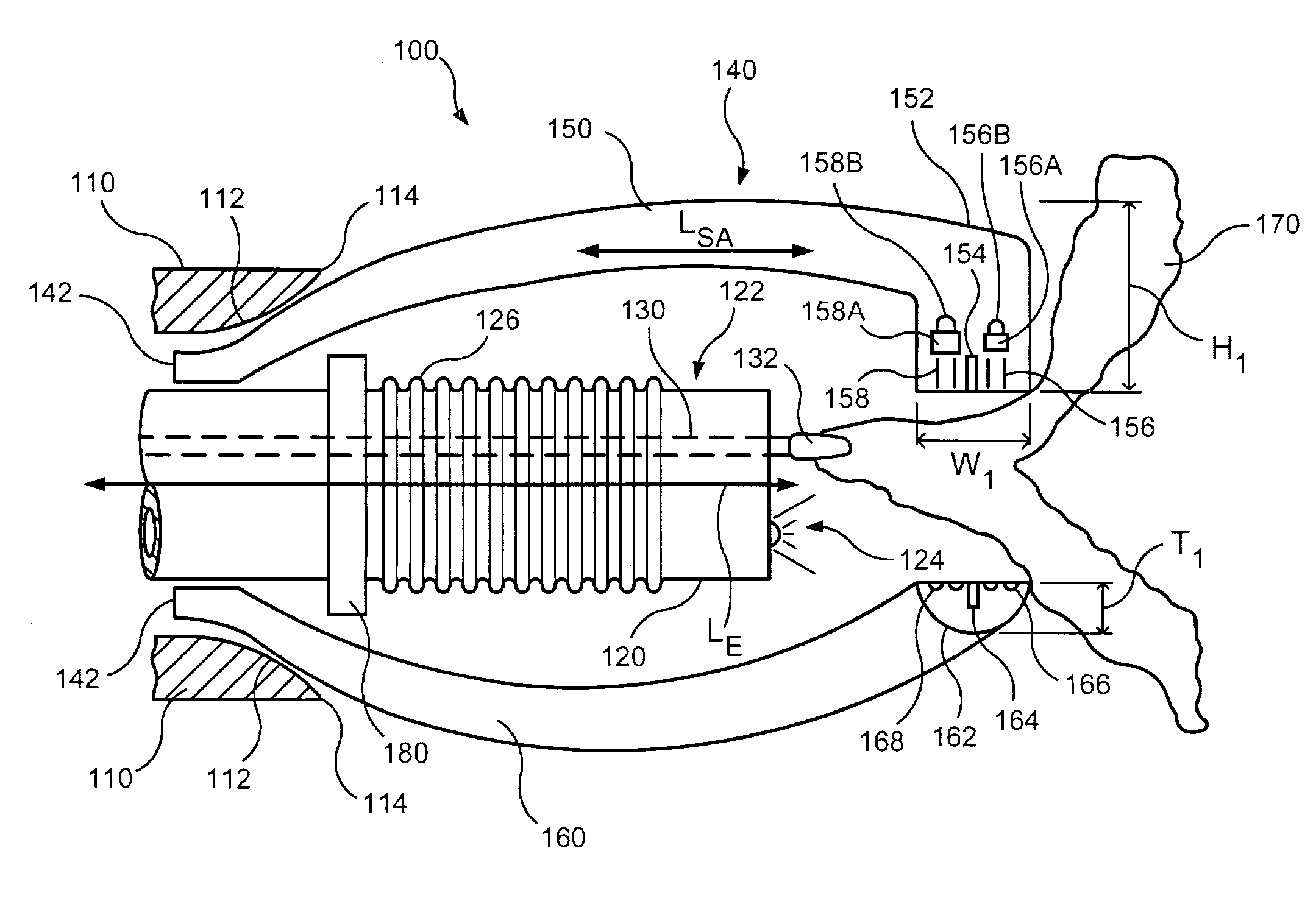 Device for full thickness resectioning of an organ