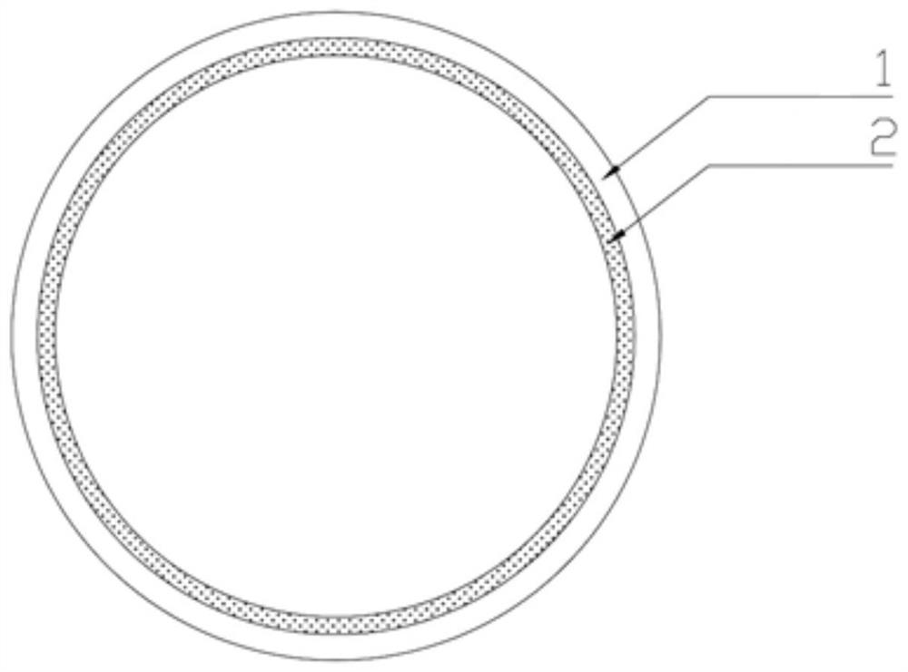 A kind of preparation method of hybrid aluminum matrix composite material pipe